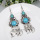 Leaves Tassel Earrings Female Turquoise Jewelry wholesale